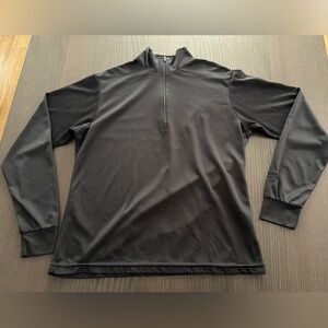 Excellent 1/4 Zip Moving Comfort Performance Top in Black Size M